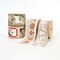 LaRibbons 2 1/2" Wired Ribbon | "Gingerbread House" Natural/Multi | 10 Yard Roll